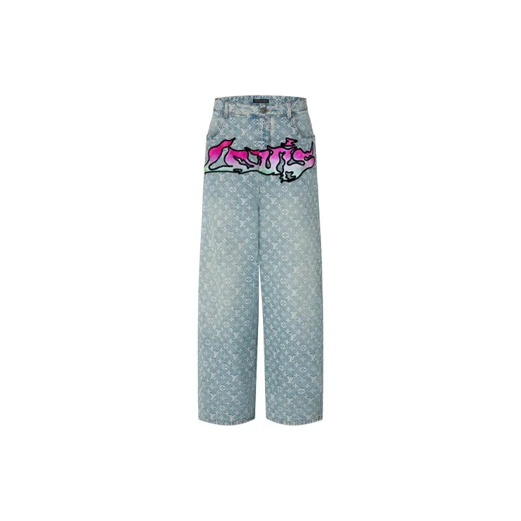 LOUIS VUITTON Baggy Denim Pants