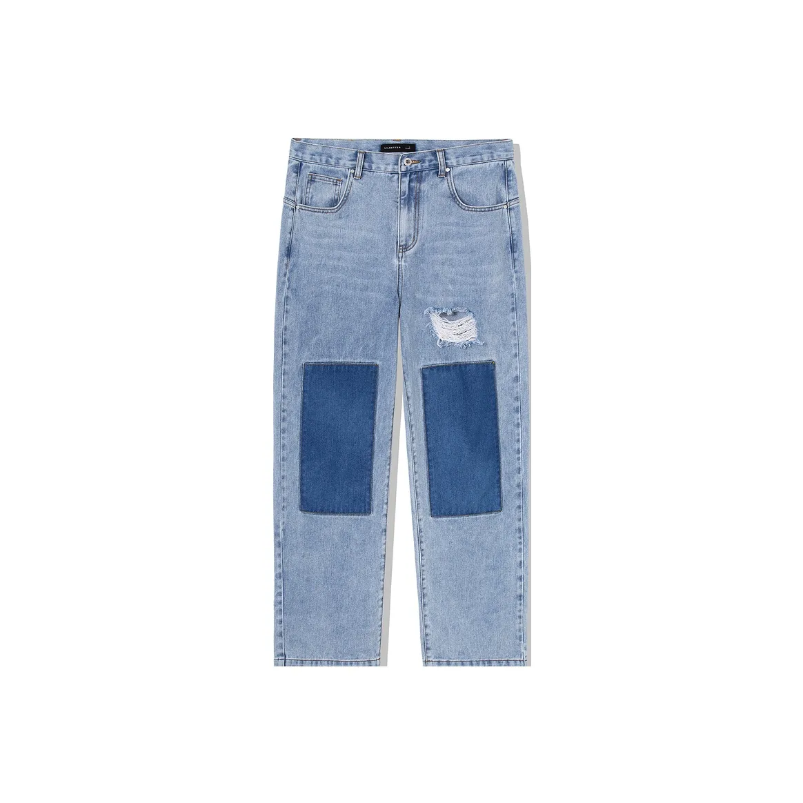 Lilbetter Ripped Pants Jeans Men's Blue