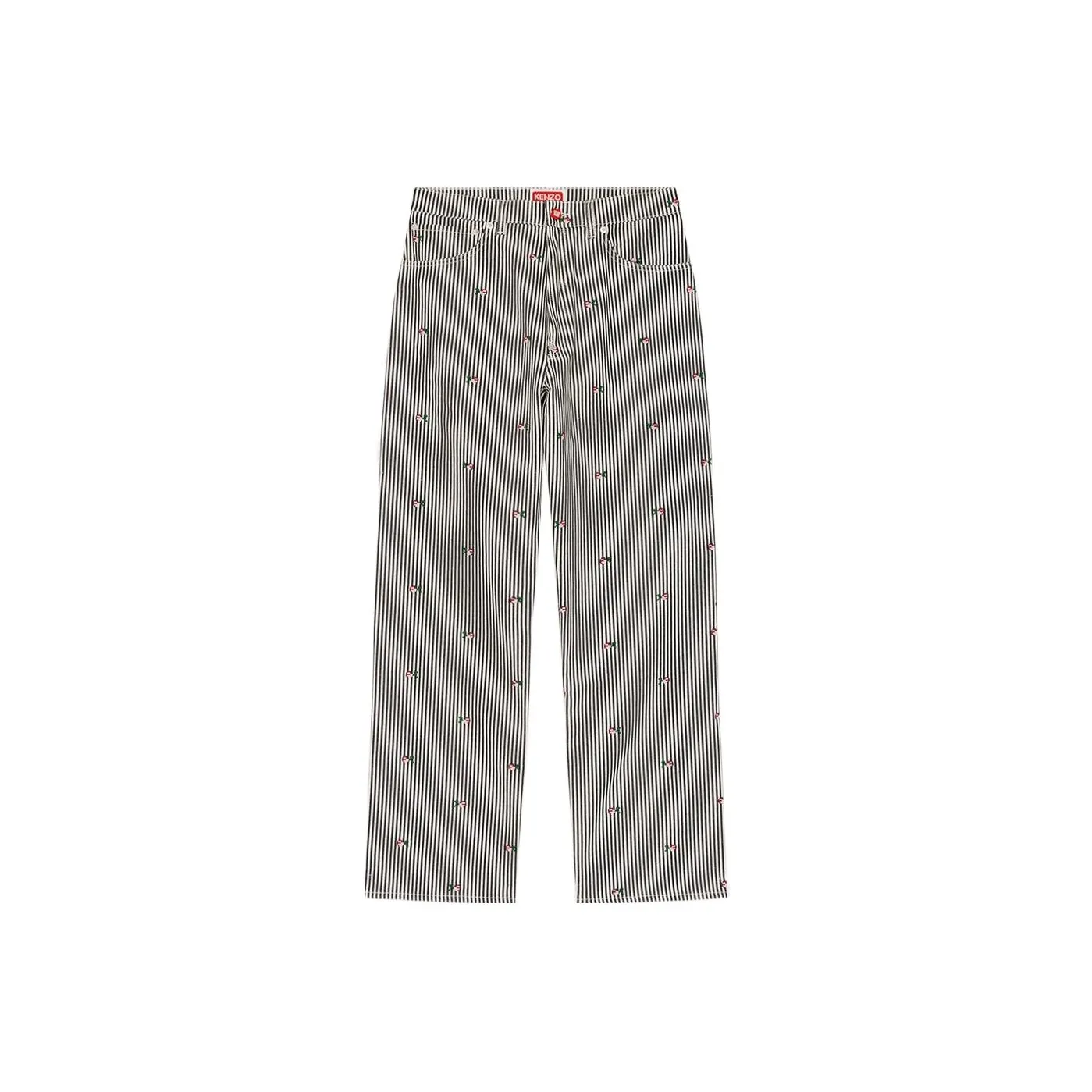 KENZO Floral print Straight leg Jeans