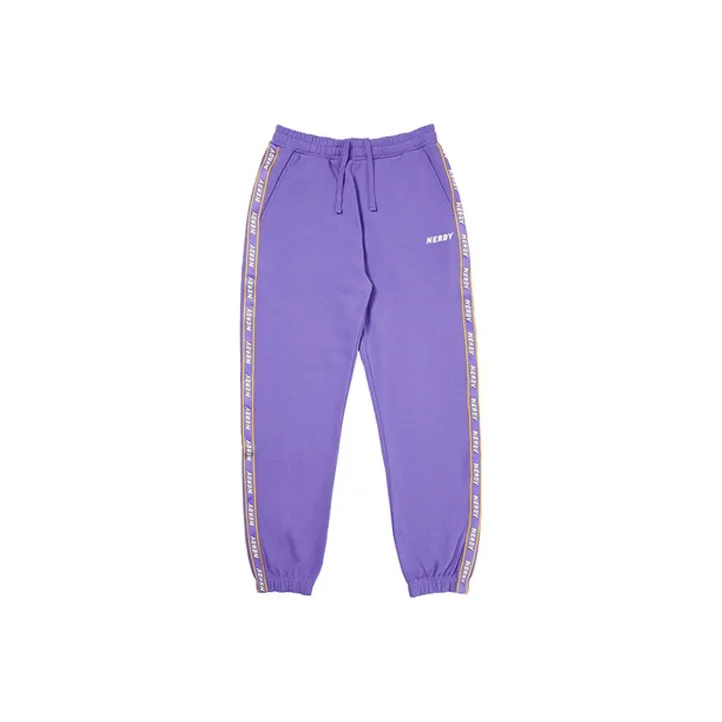 NERDY SS21 Jogger Sports Pants Unisex Purple