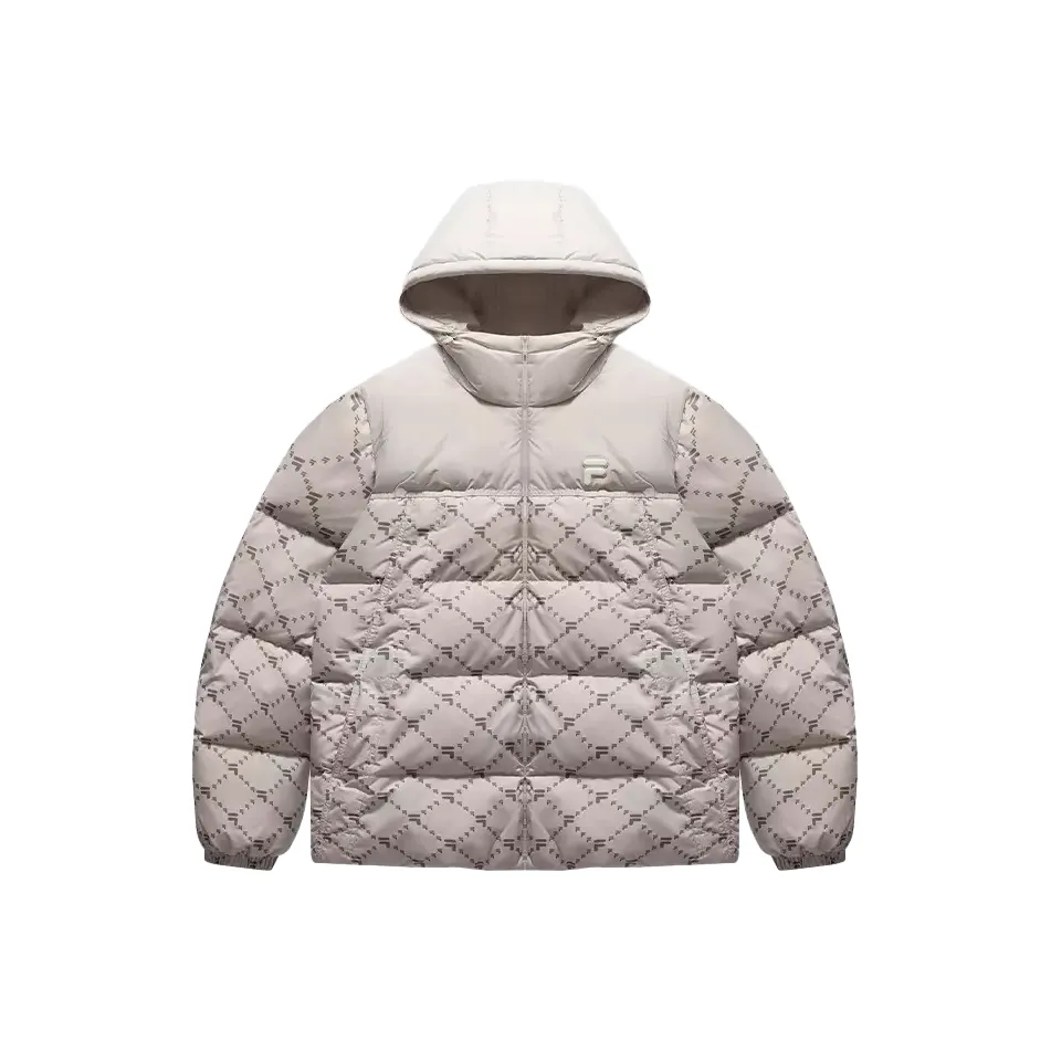 FILA FUSION FOB Down Jacket Unisex Skin Gray
