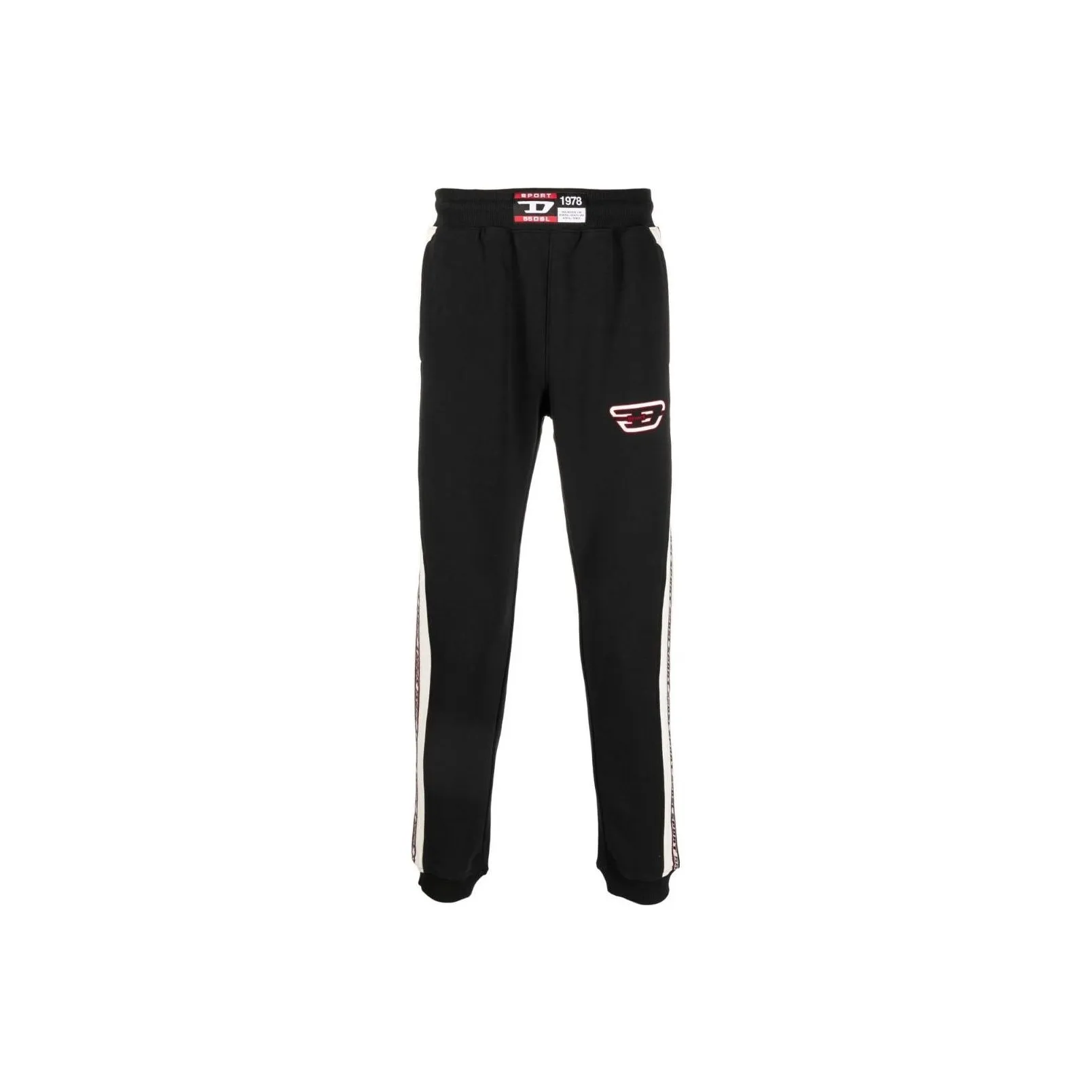 DIESEL Logo patch Performance Track Pants