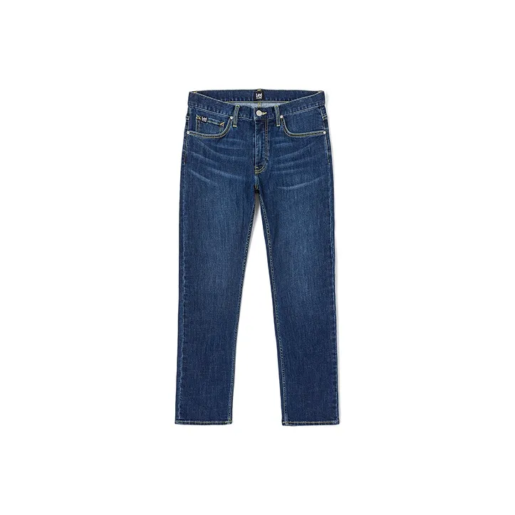 Lee Темно-синий Мужской Джинсы