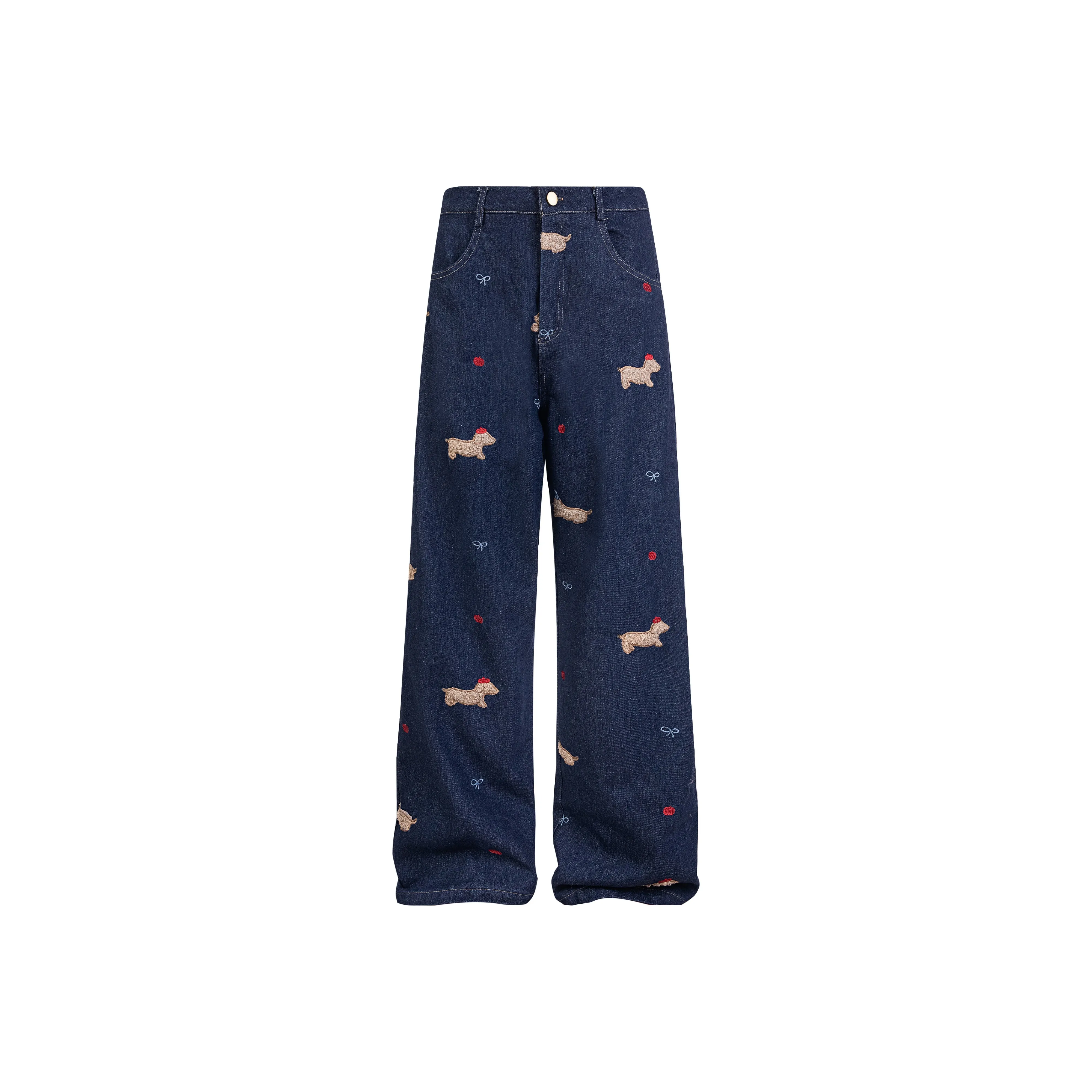 After Home Party Casual Jeans Unisex Blue
