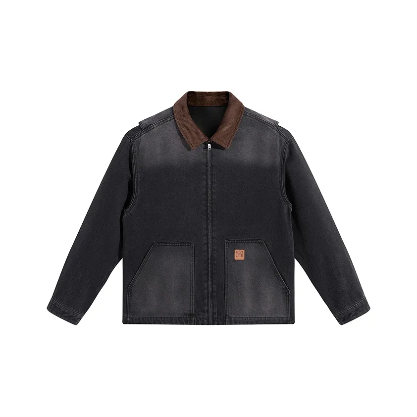 PEACEBIRD MEN Jackets Men Denim Dark Gray, Batch 1