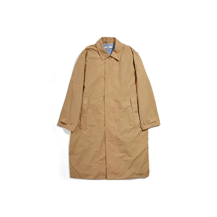 Nautica White Sail Trench Coats Unisex Khaki
