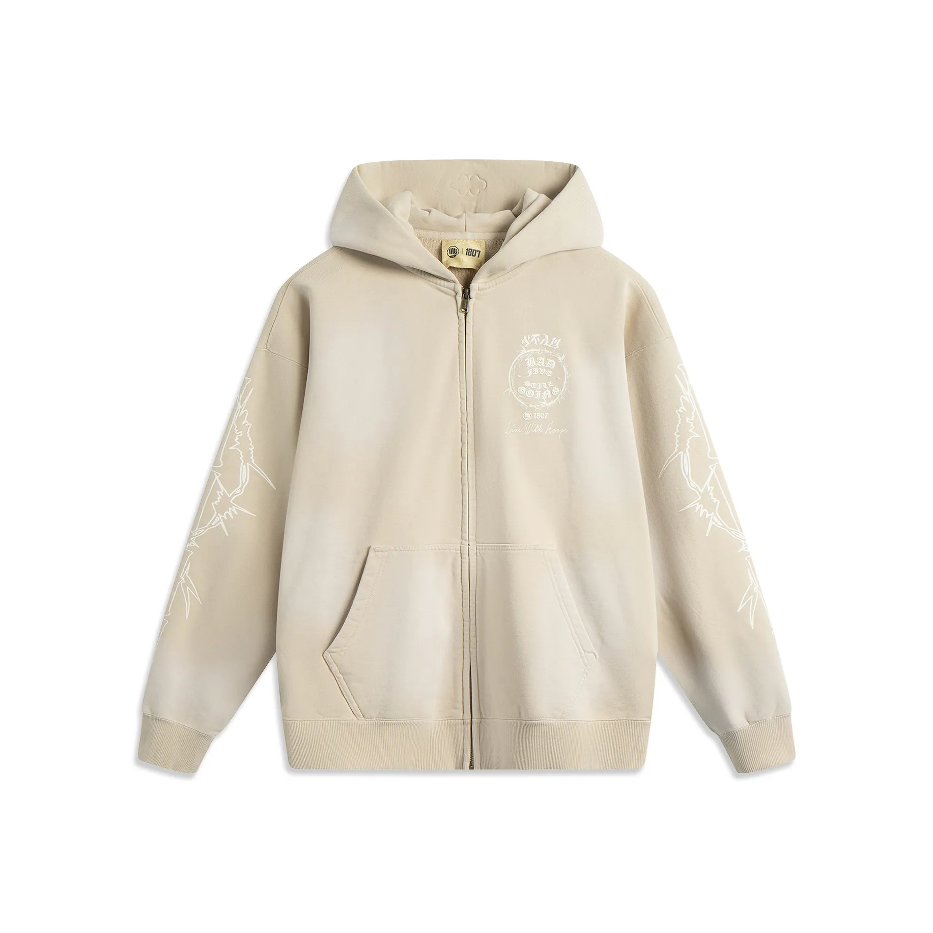 LINING Badfive Куртки и Пальто Мужской Берег Серый