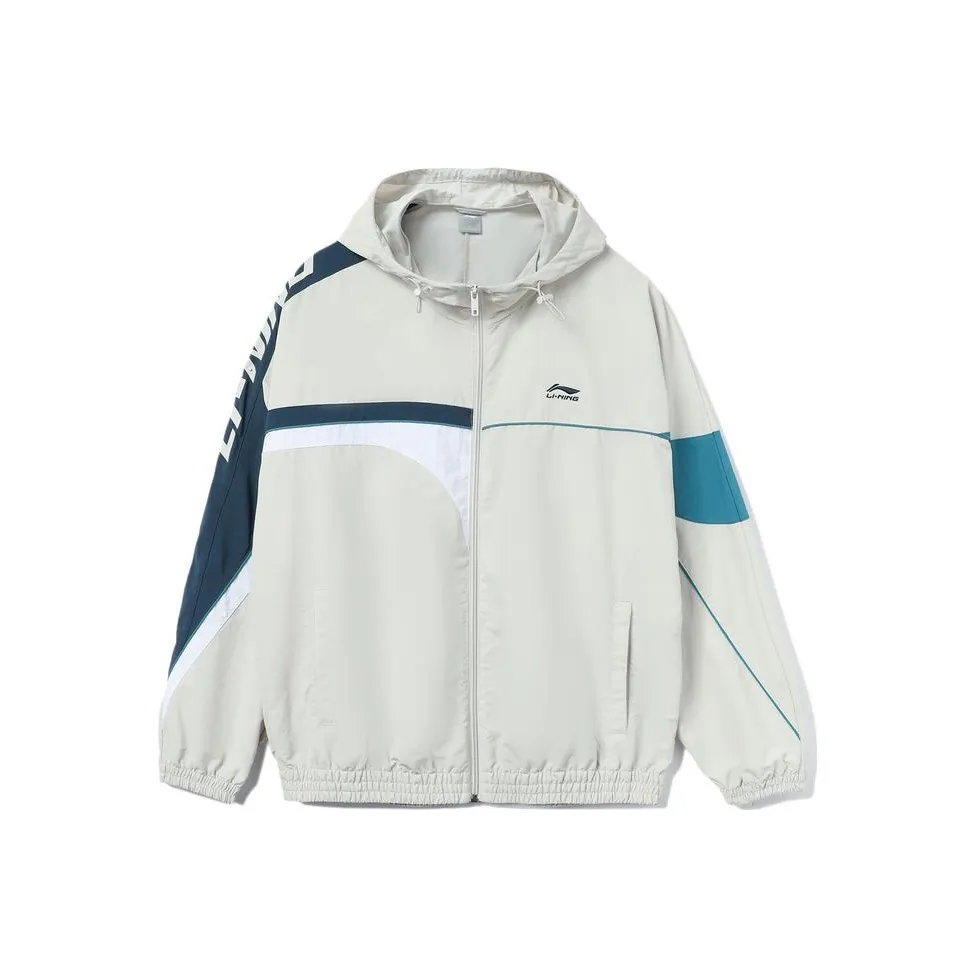 LiNing Sports Trend Series Trench Coat Unisex Antarctic Gray