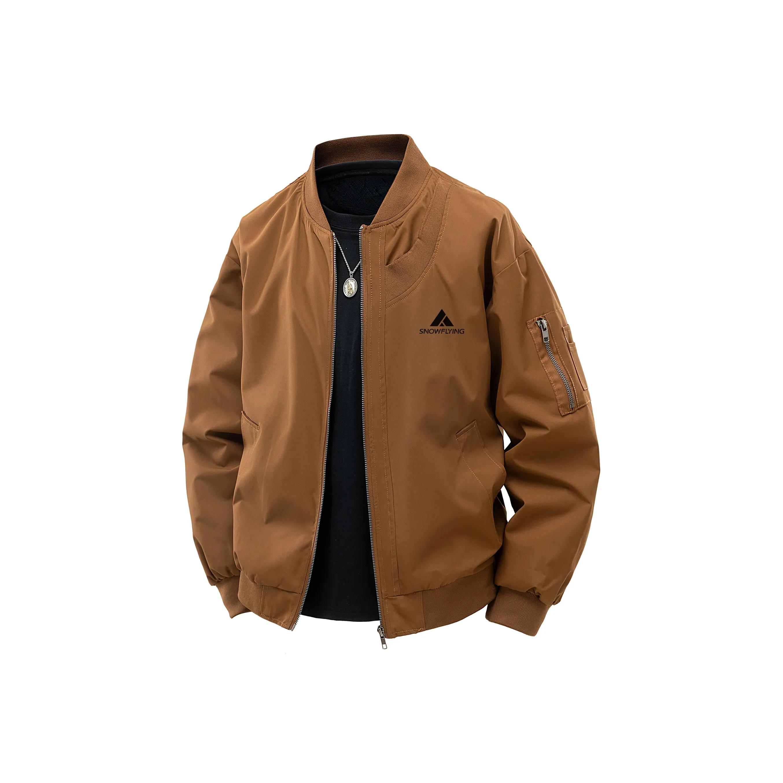 SNOW FLYING Jackets Coats Unisex Orange Brown