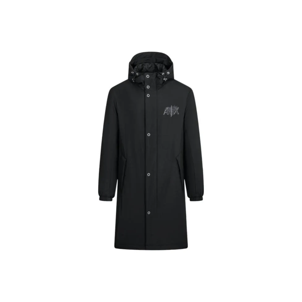 ARMANI EXCHANGEAE FW22 Хлопковый пуховик Мужской Черный