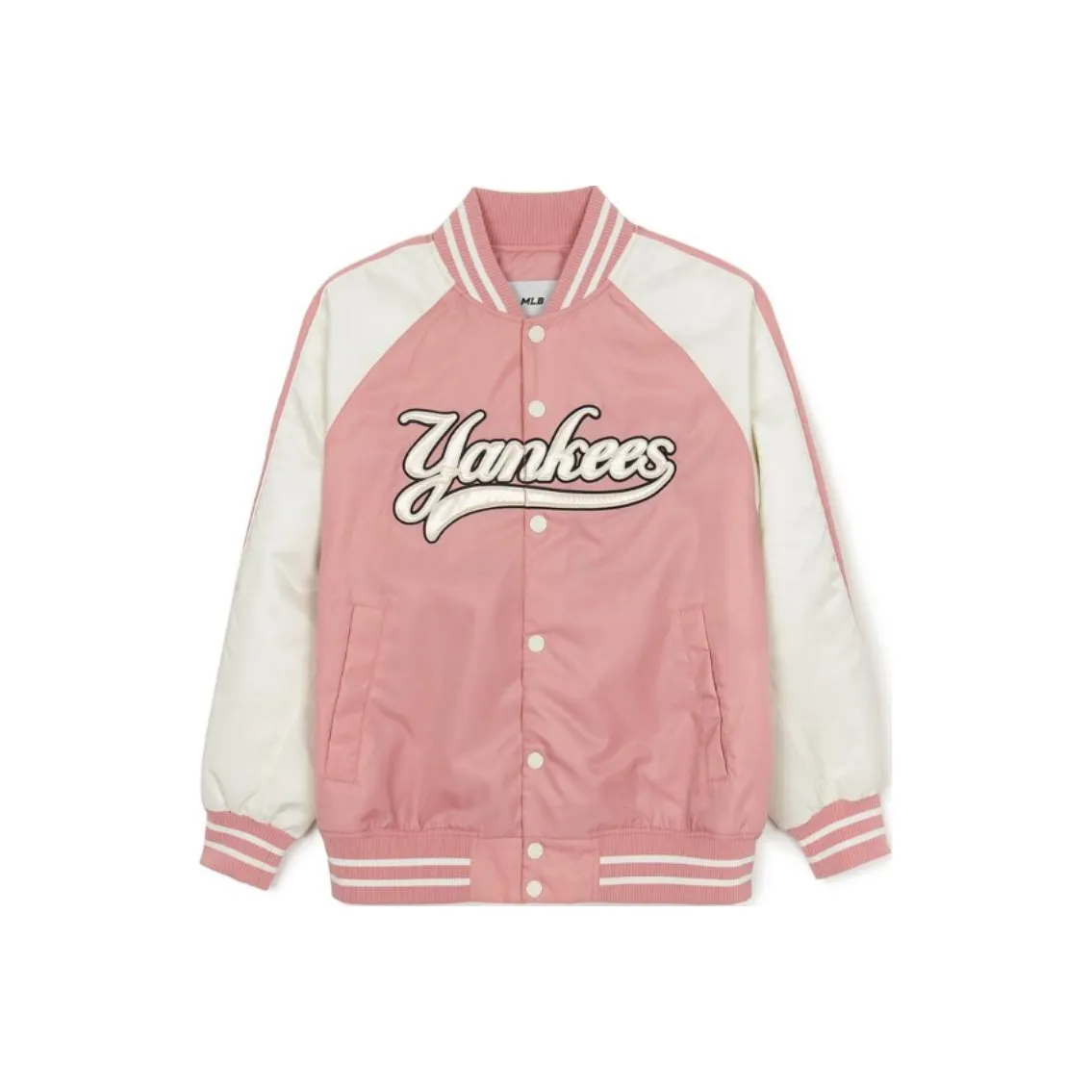 Mlb Base Logo New York Yankees Varsity Пуховая куртка Унисекс Конопля Розовый
