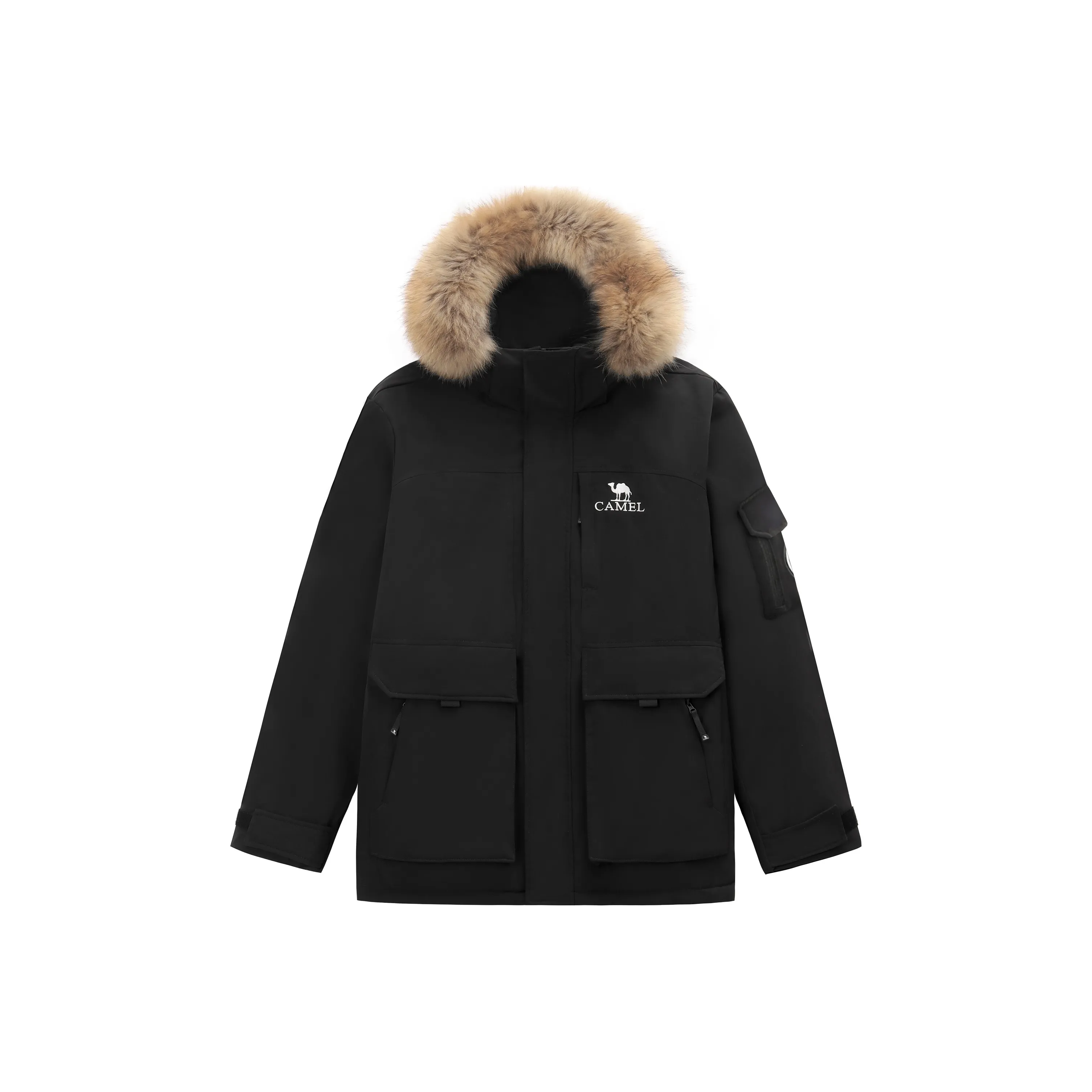 Верблюжий цвет серия Warm Fleece пуховик унисекс