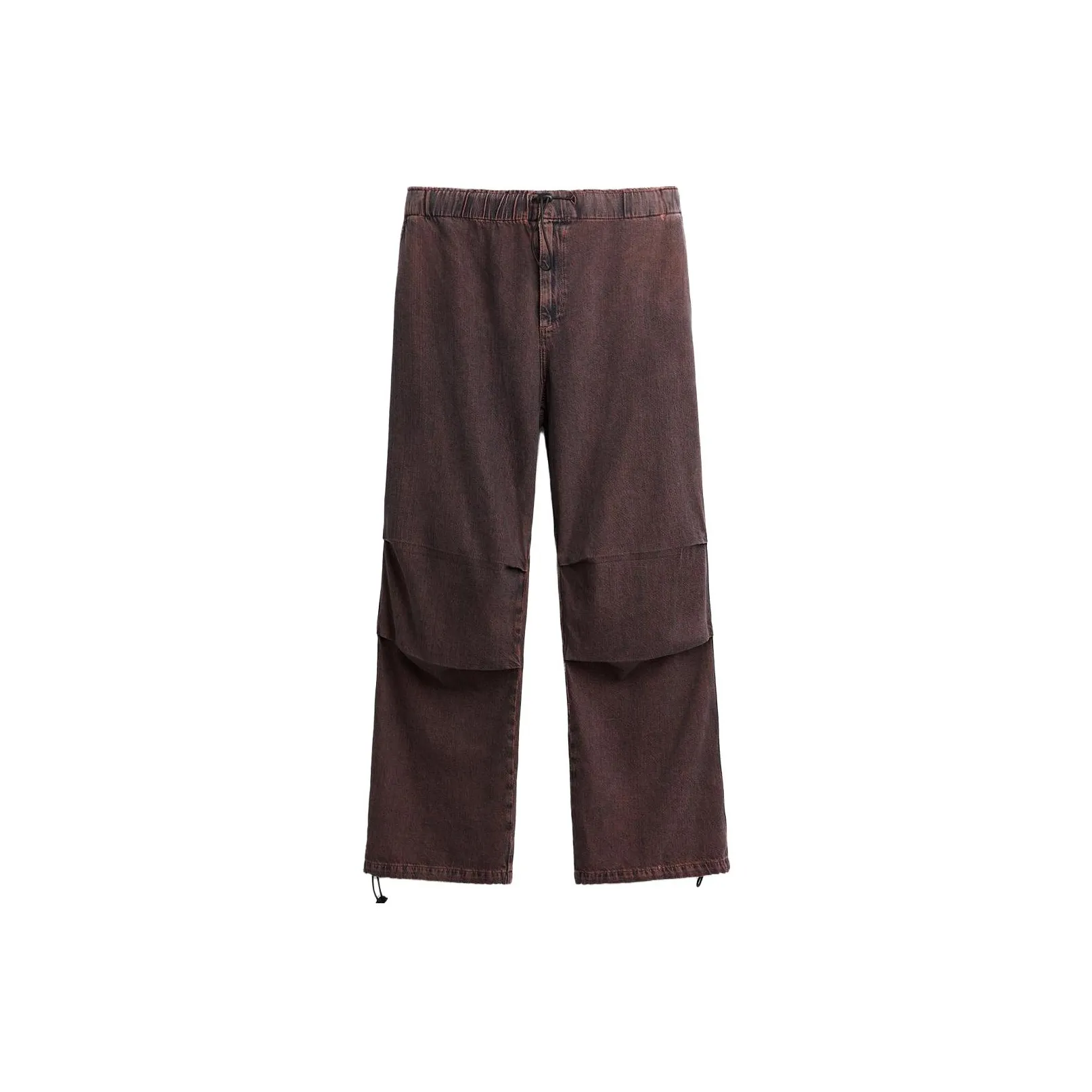 ZARA Cargo Pants Men's Red Black
