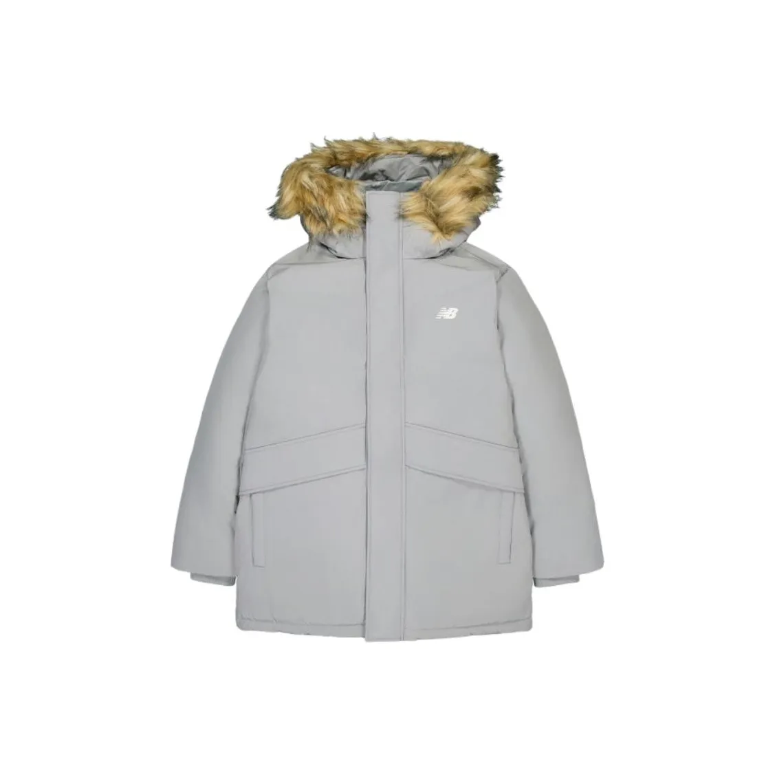 New Balance Casual Down Jacket Down Jacket Men Light Gray
