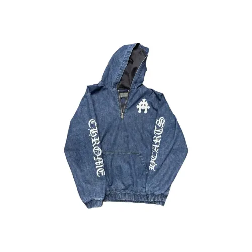 Chrome Hearts Blue Мужские Куртки