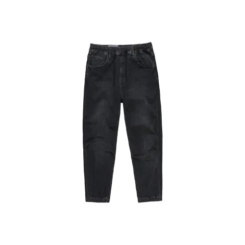 ABLE JEANS Винтажные промытые черные мужские джинсы