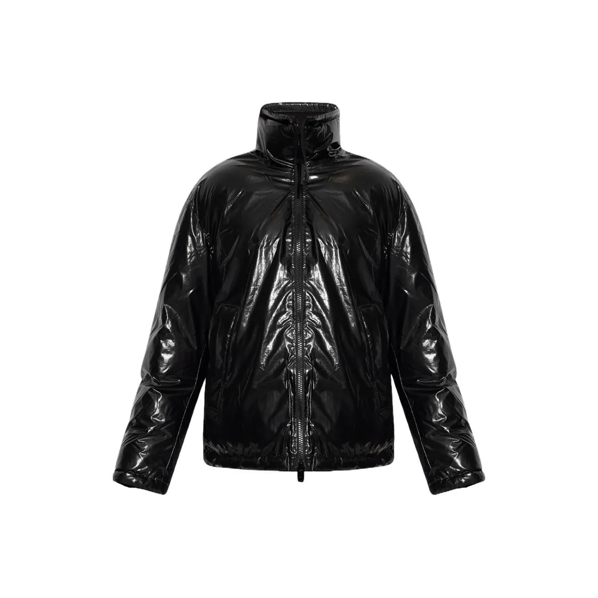 DIESEL SS24 Puffer Jacket Coat Men's Black