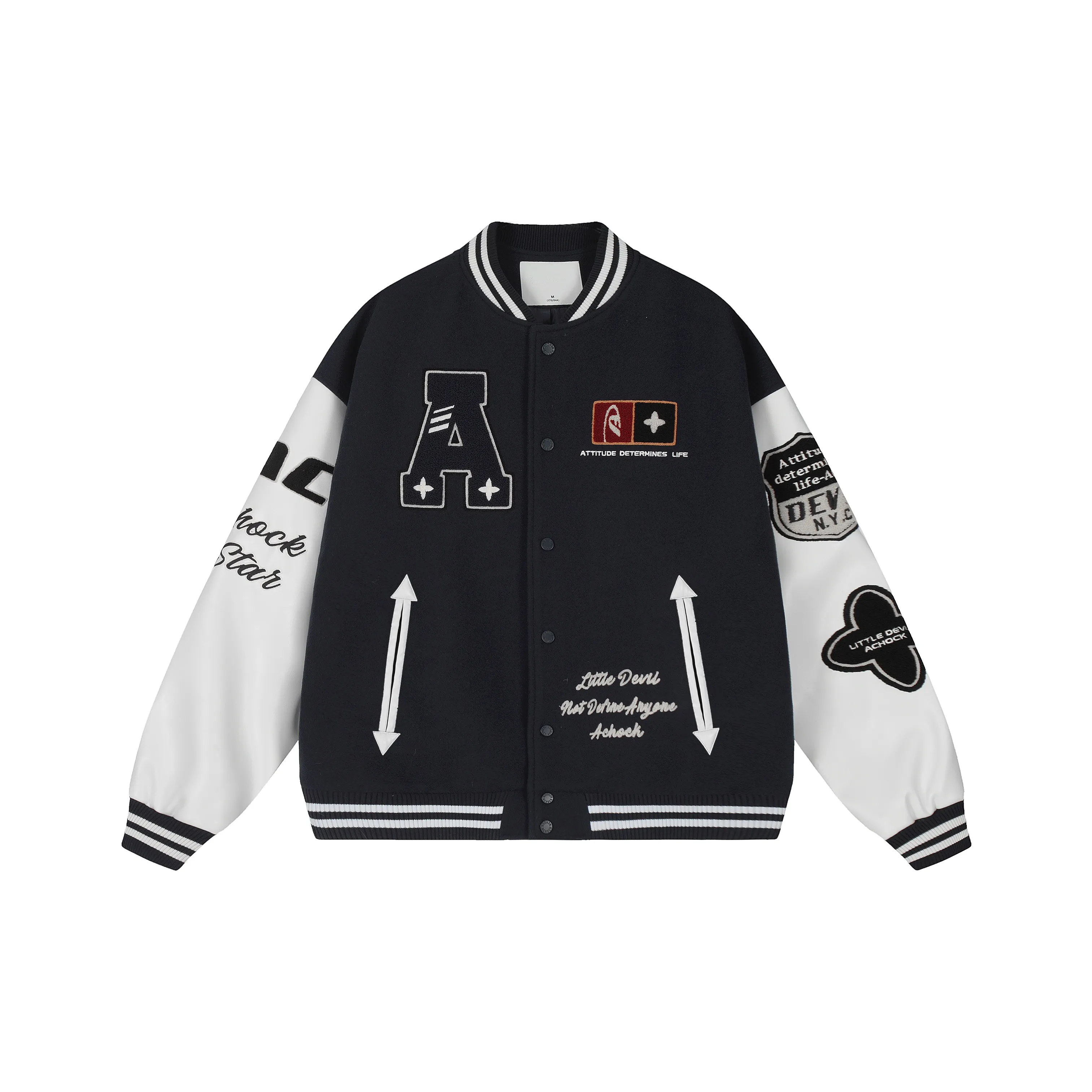A Chock Jacket Unisex Navy Blue