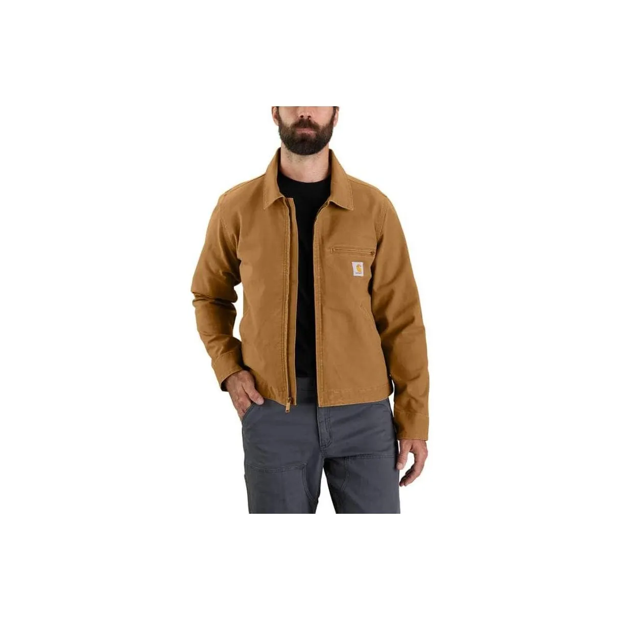 Carhartt 106306 DUCK DETROIT JACKET Jackets & Coats RELAXED FIT Men's