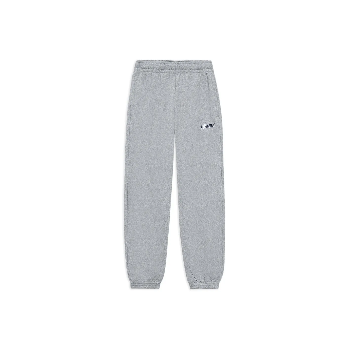 LiNing Sports Life Collection Knitted Sports Pants Men's Heather Gray