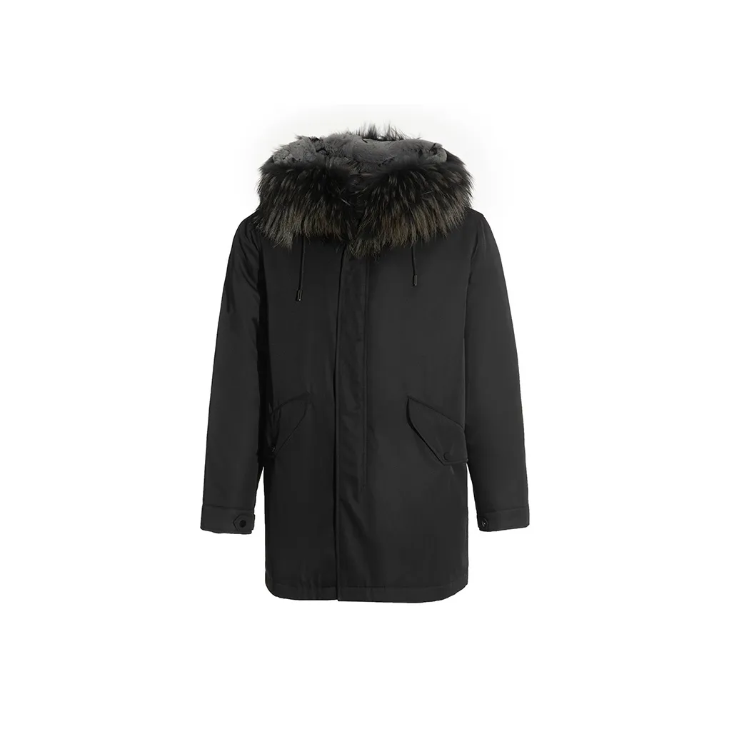 ANDREW MACKENZIE Fur Men's Black