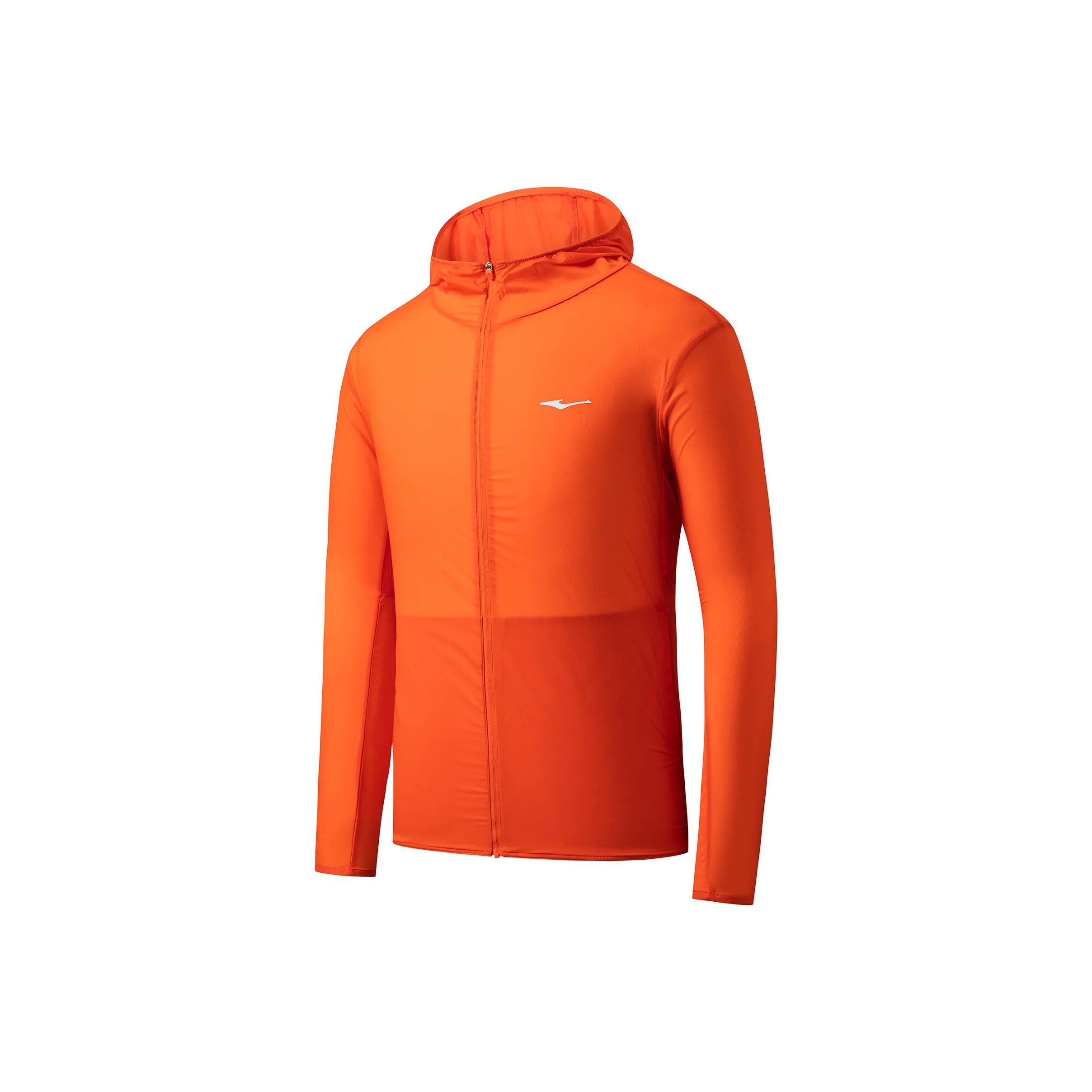 Erke Trench Coats Men's Bright Orange Red