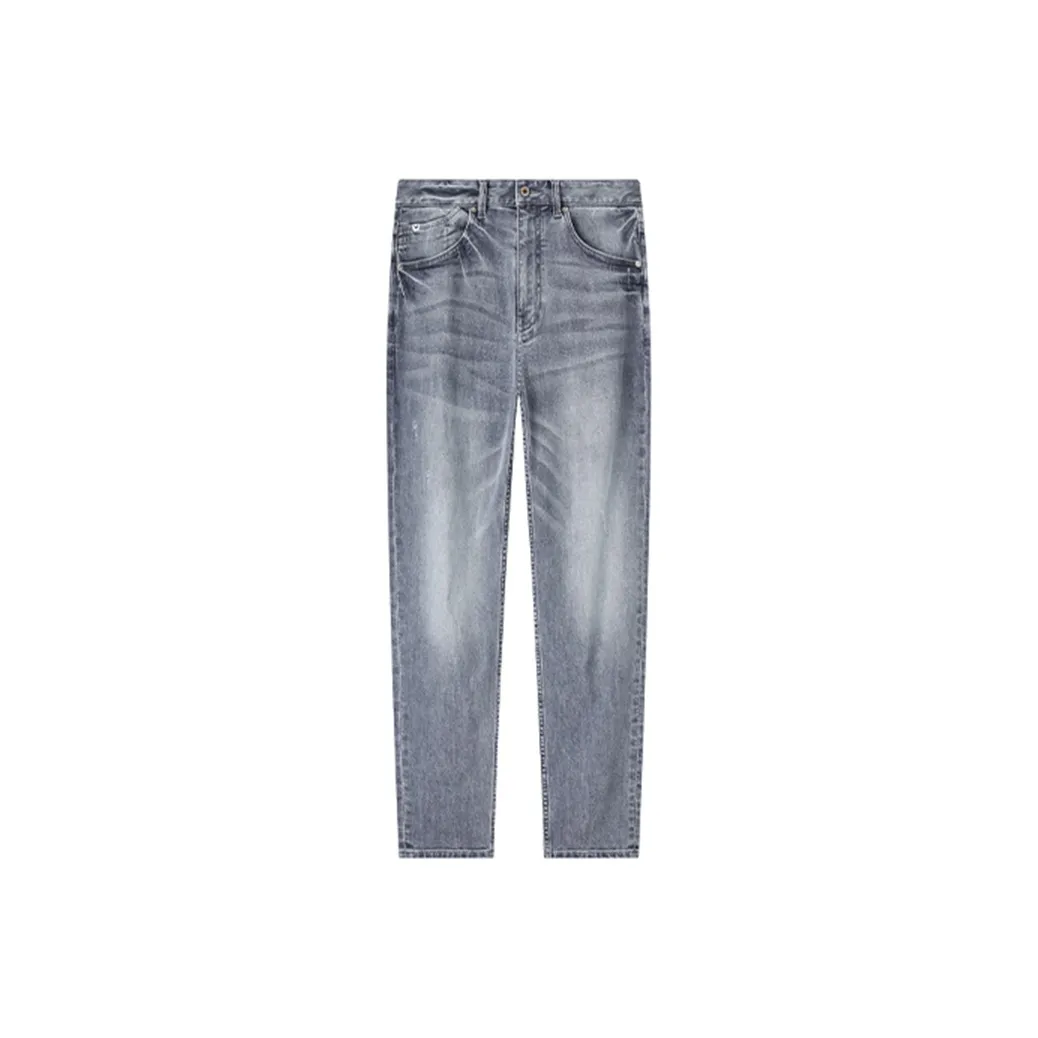 Jiumuwang Men's Pants Expert Denim Jeans SS25 Jeans Cone Men's Medium Gray