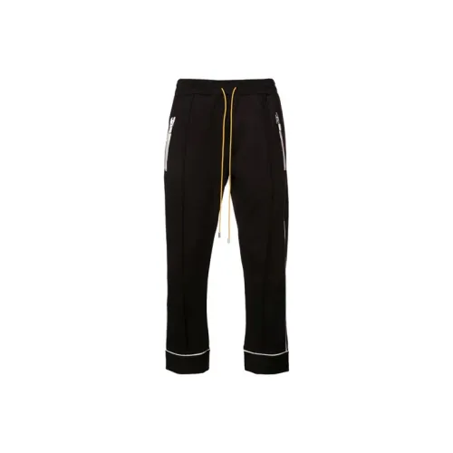 Rhude Черные Мужские Вязаные Спортивные Брюки