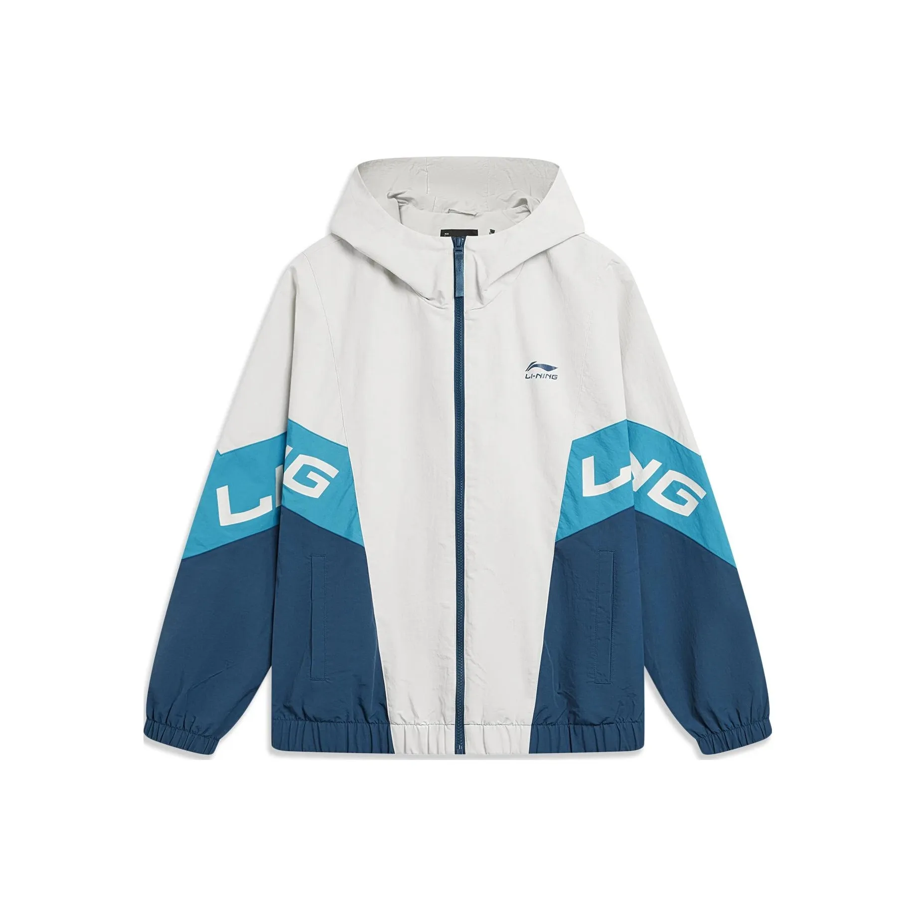 LiNing Sports Fashion Collection Trench Coat Unisex Deep Water Duck Blue