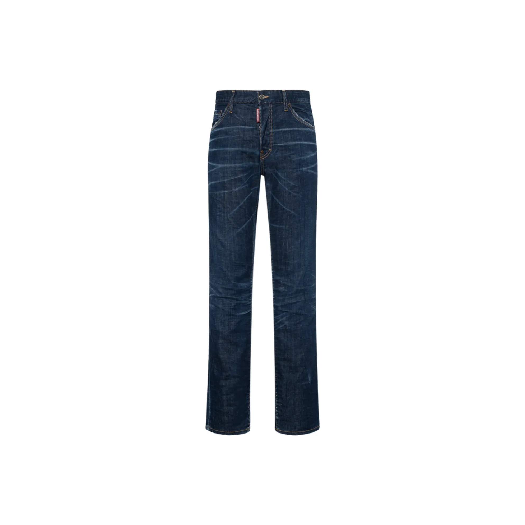 DSQUARED 2 Logo patch Slim cut Jeans