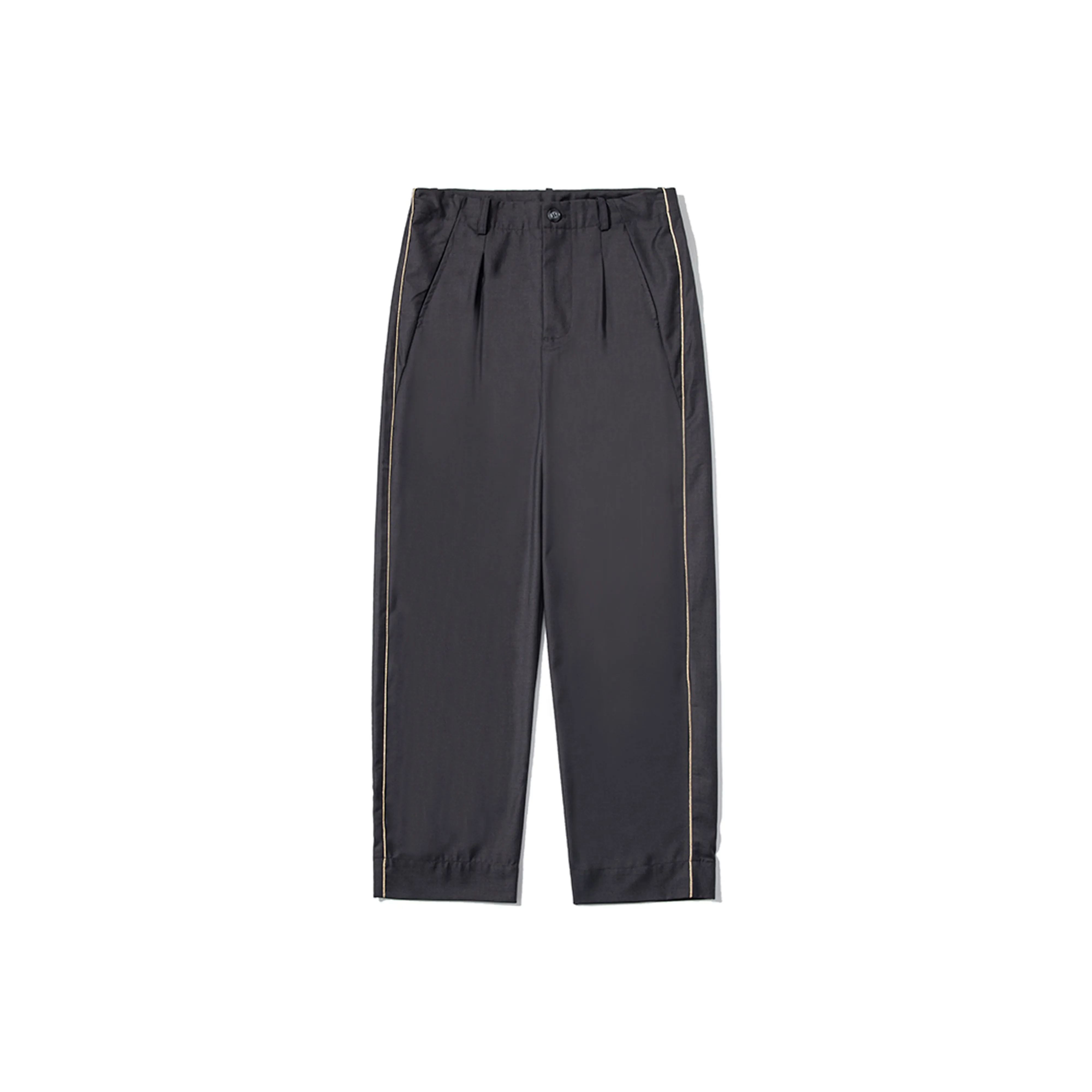 AMONSTER x Little Monster Amun Straight Casual Pants Unisex Dark Gray