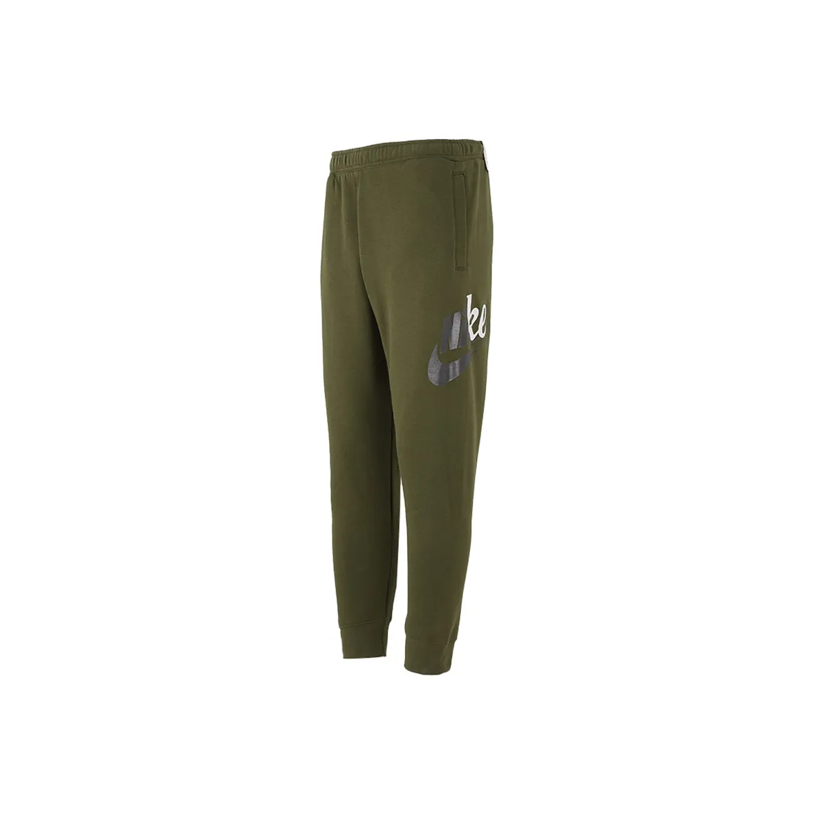 Nike Olive Men's Knitted Training Pants Nike Оливковые мужские вязаные тренировочные штаны