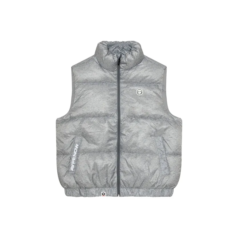Aape By *A Bathing APE® Logo patch Down Vest
