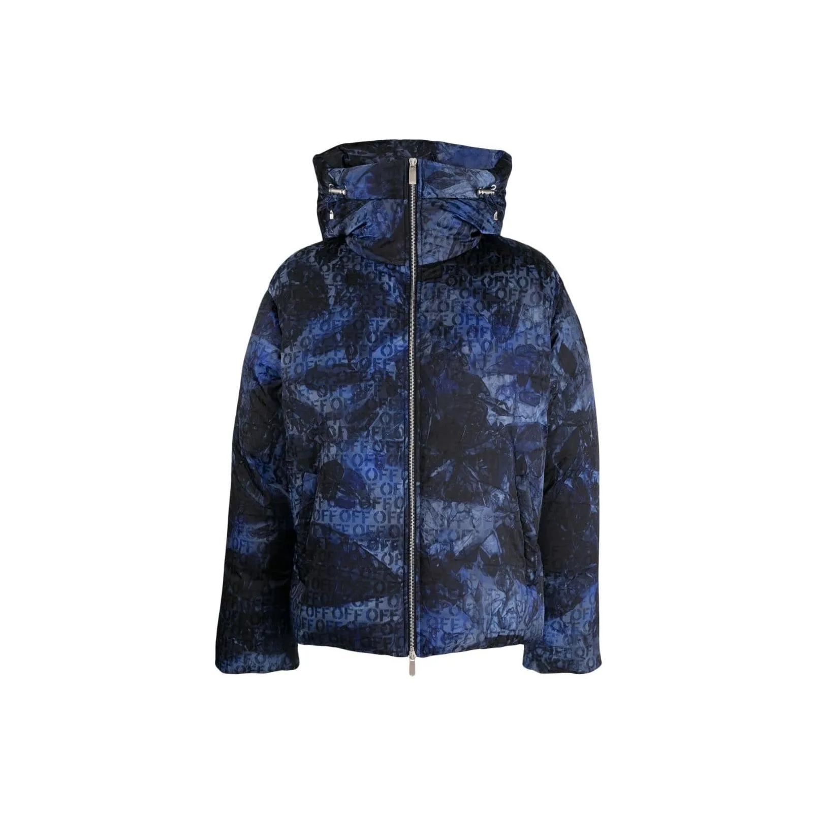 OFF WHITE Logo jacquard Padded Jacket