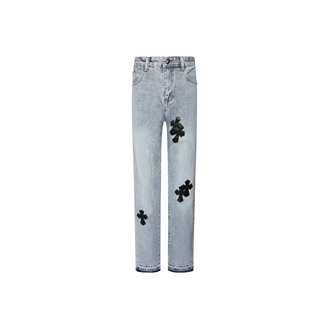 COOLALPACA Jeans Unisex Denim Blue
