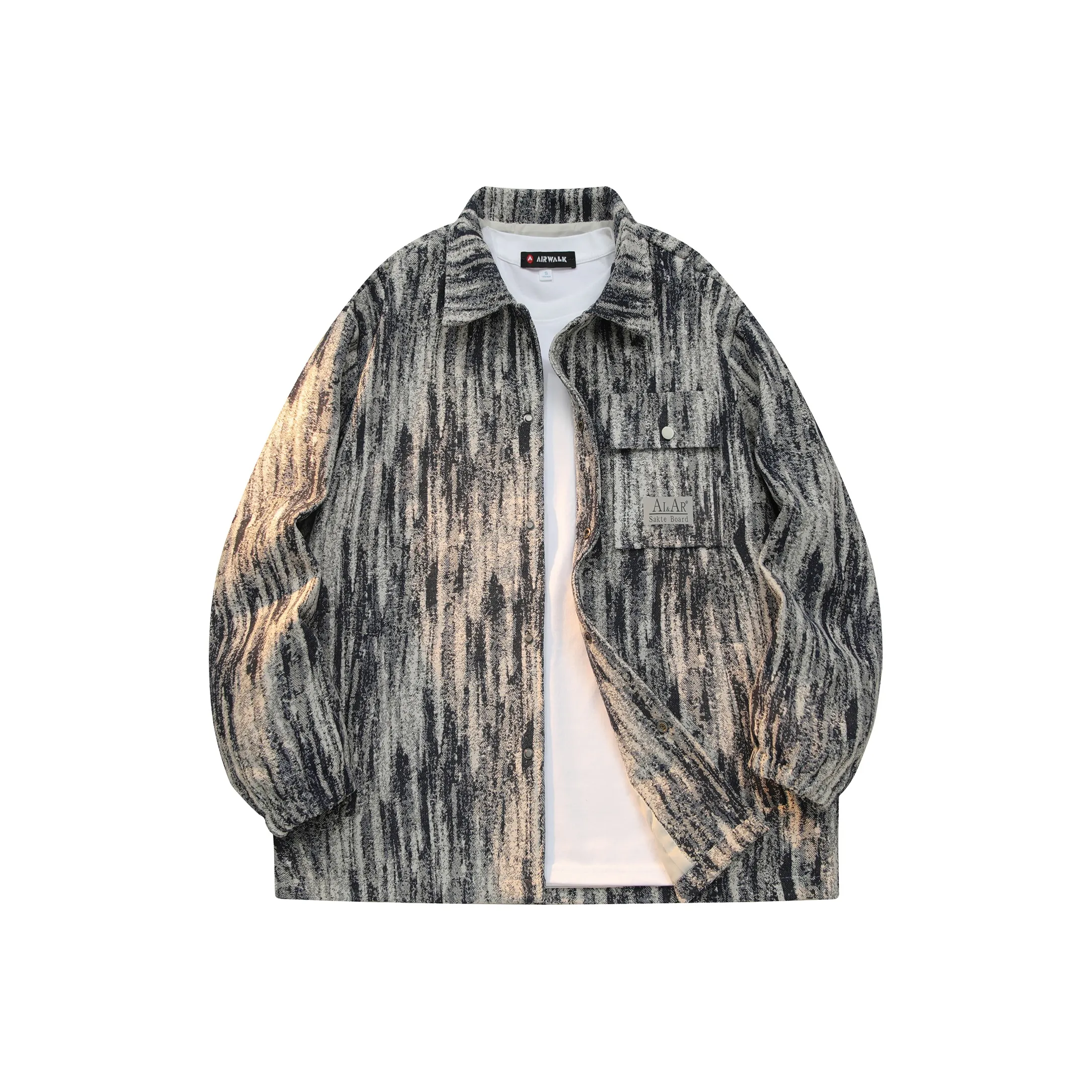 Airwalk Reflective LOGO Letter Unisex Jacket
