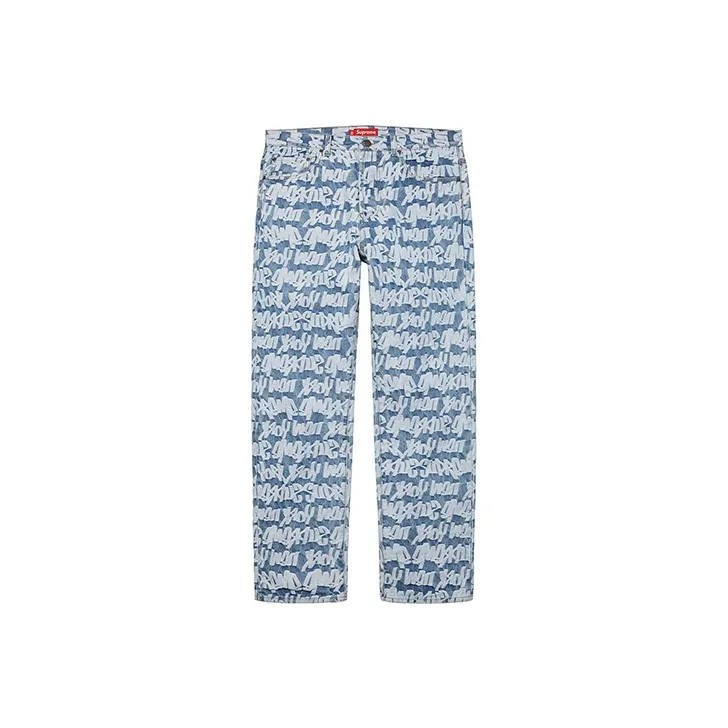 Supreme Fat Tip Jacquard Regular Jean
