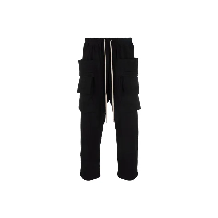 Rick Owens DRKSHDW Cargo Cropped Drawstring Trousers