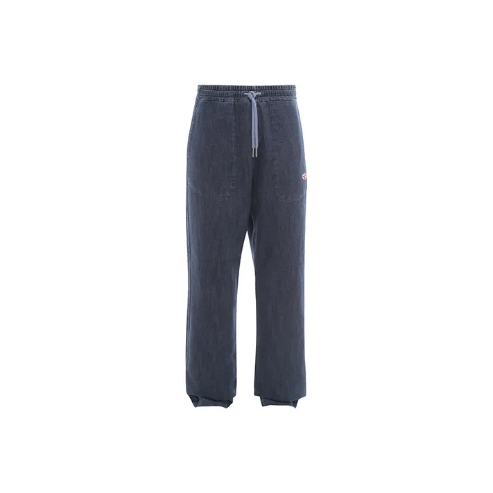 DIESEL Knitted Sweatpants Men's Blue