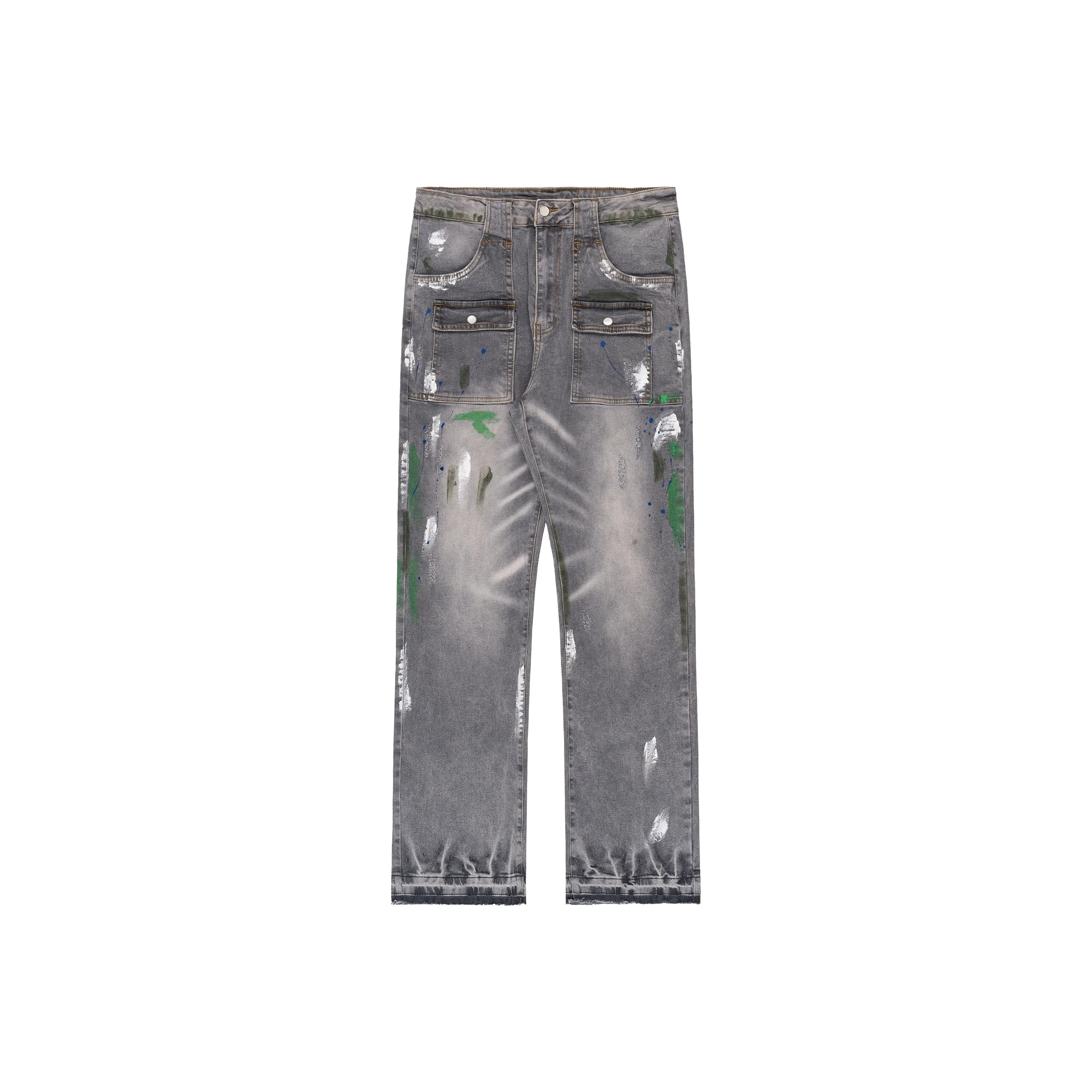 XINYINSU Jeans Unisex Gray
