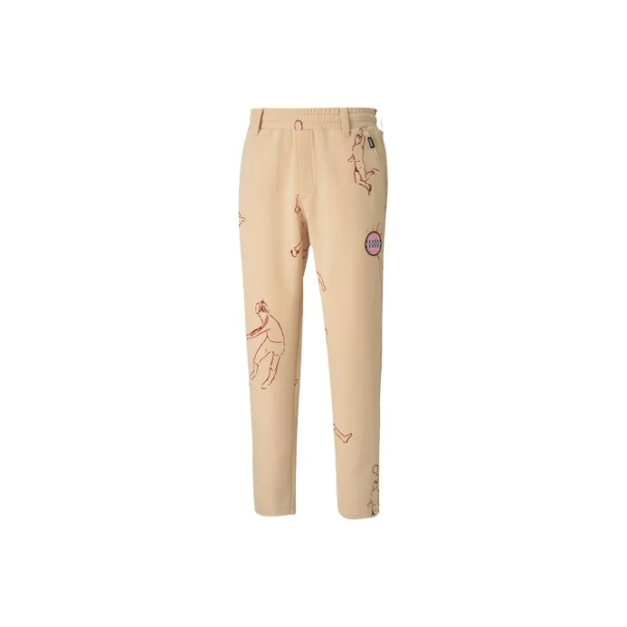 PUMA Casual Pants Men's Peach