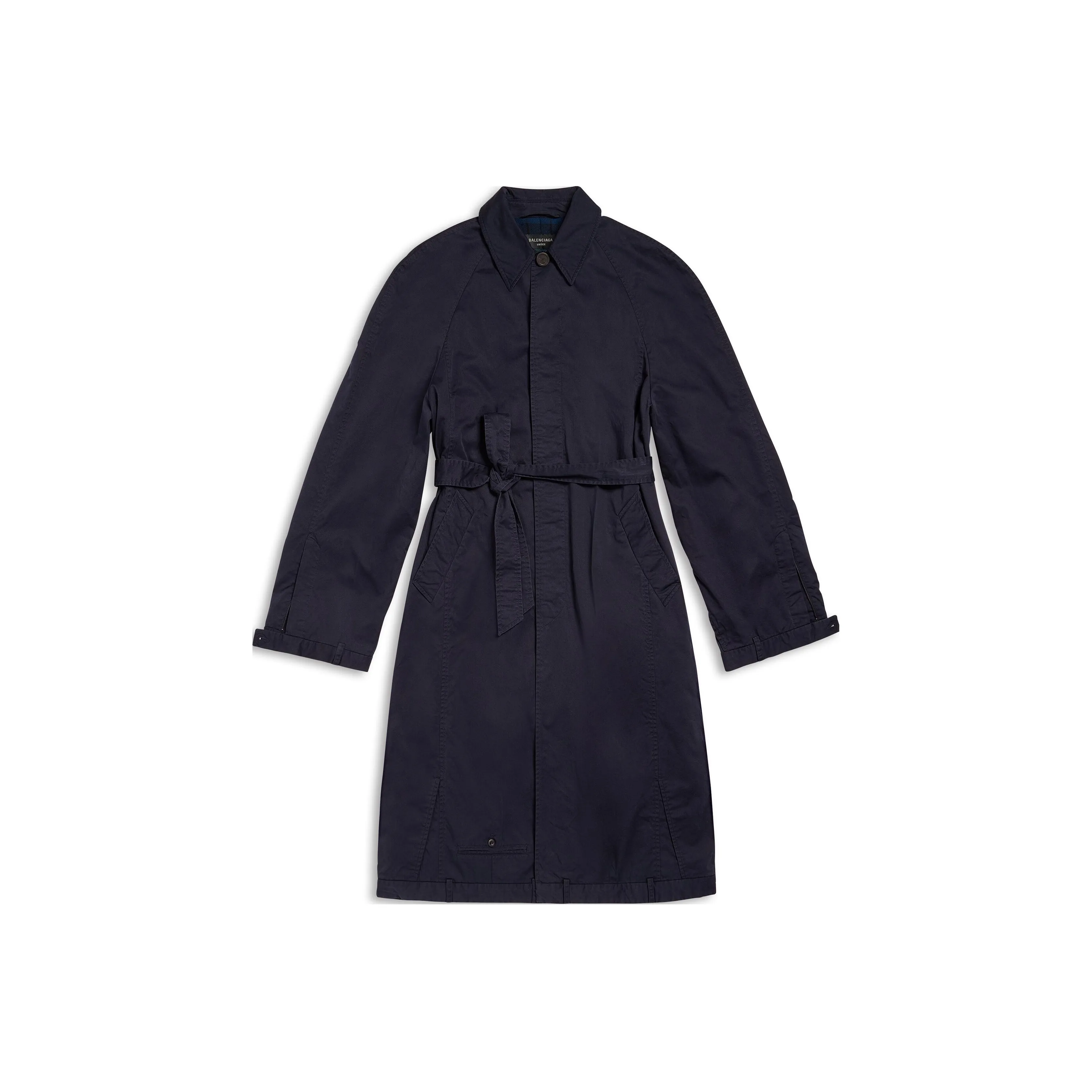 Balenciaga Belted Long Sleeved Coat