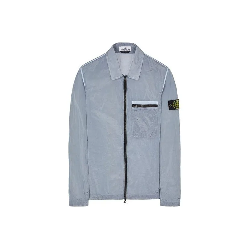 STONE ISLAND Metal Nylon Series Jackets Men Sky Blue
