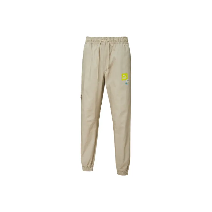 PUMA Knitted Sweatpants Men Beige