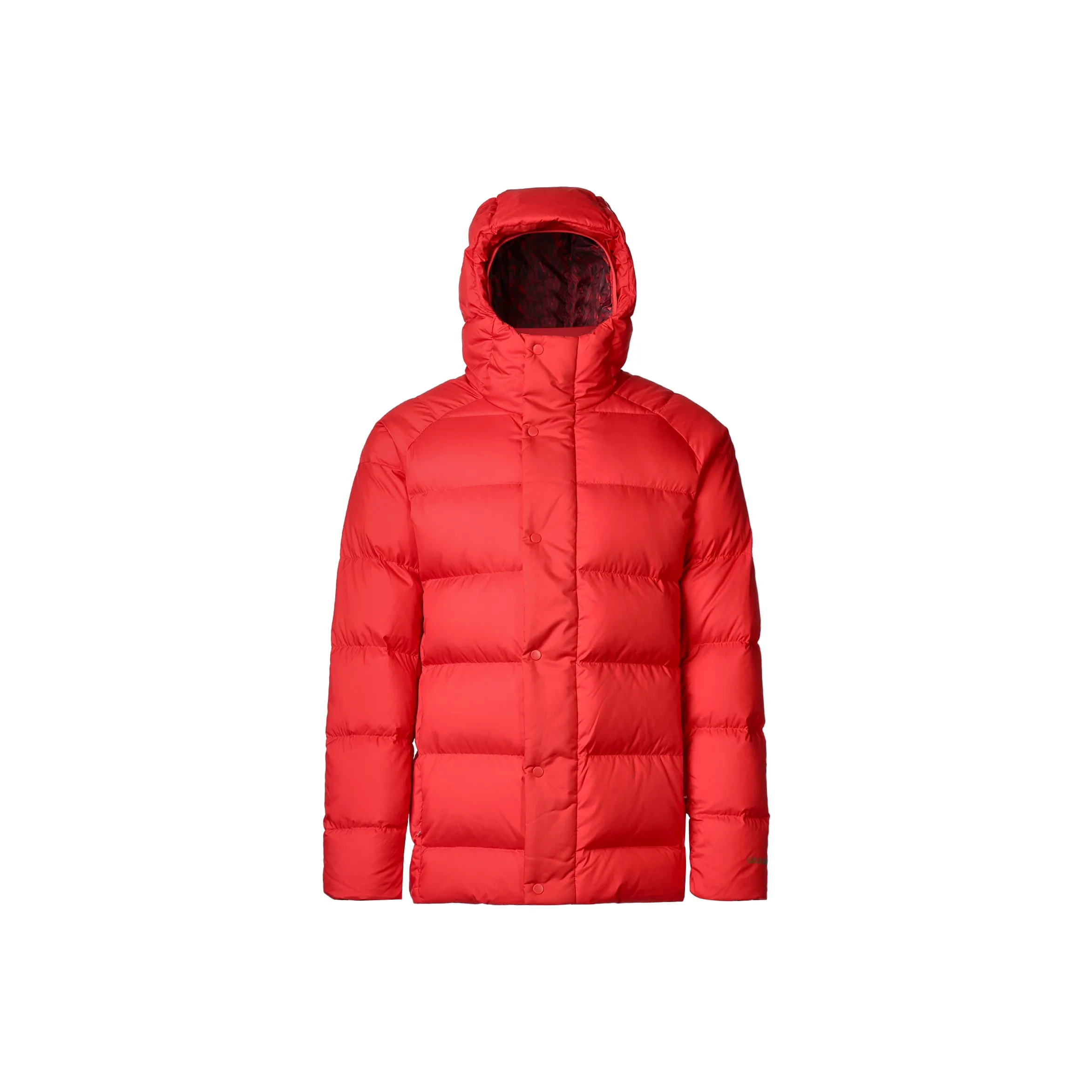 Lululemon Wunder Puff Series Down Jacket Men's Dark Red/Outer Drifting Red Mixed Color