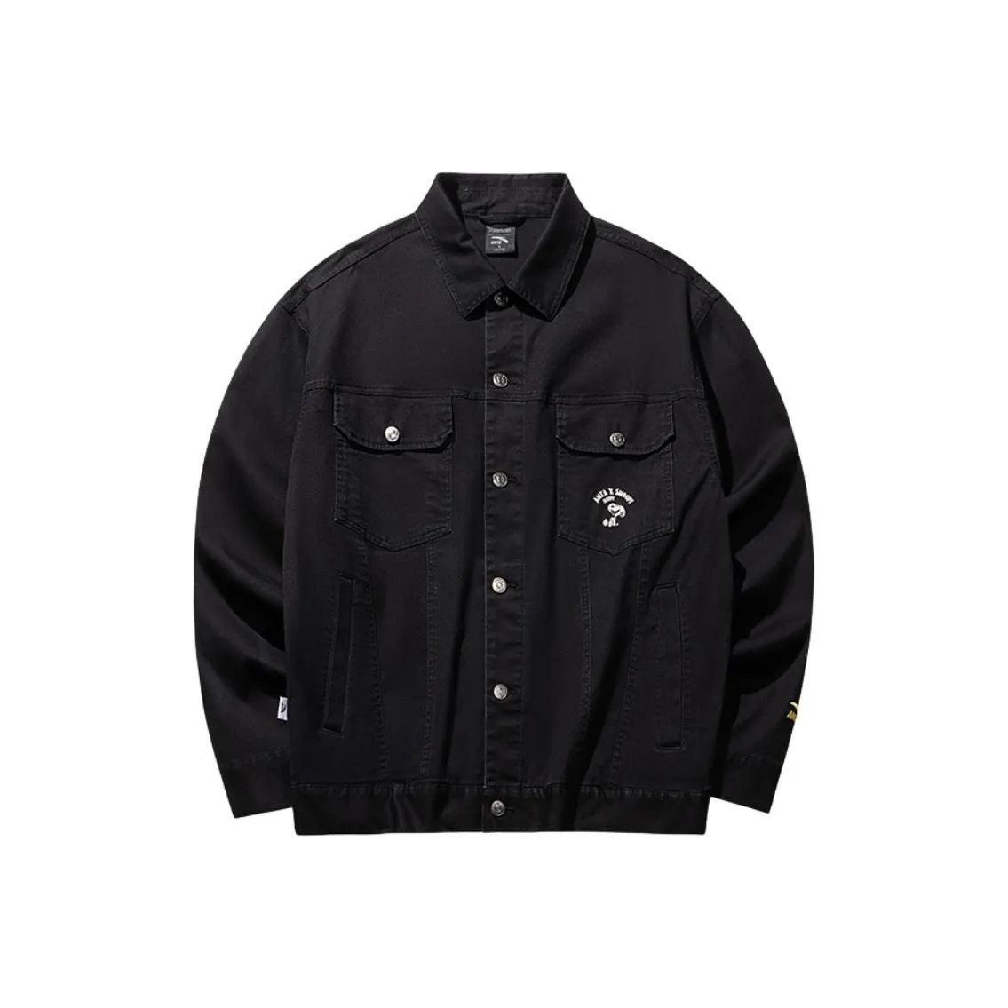 CHAOJIANTA X SNOOPY Куртки и пальто унисекс основной цвет черный