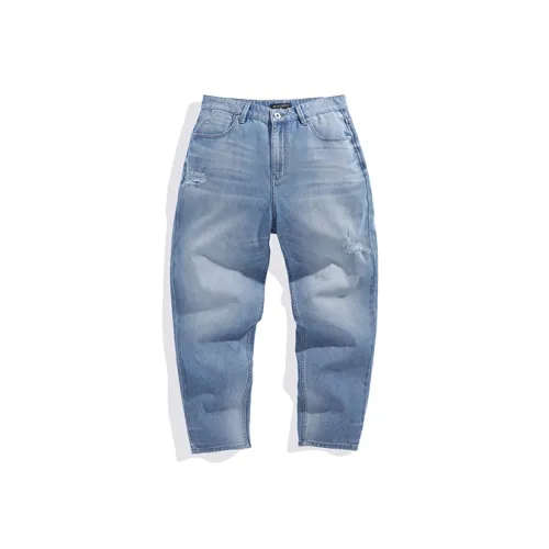 PEACEBIRD MEN Синий 1 Классические Tapered Мужские Джинсы