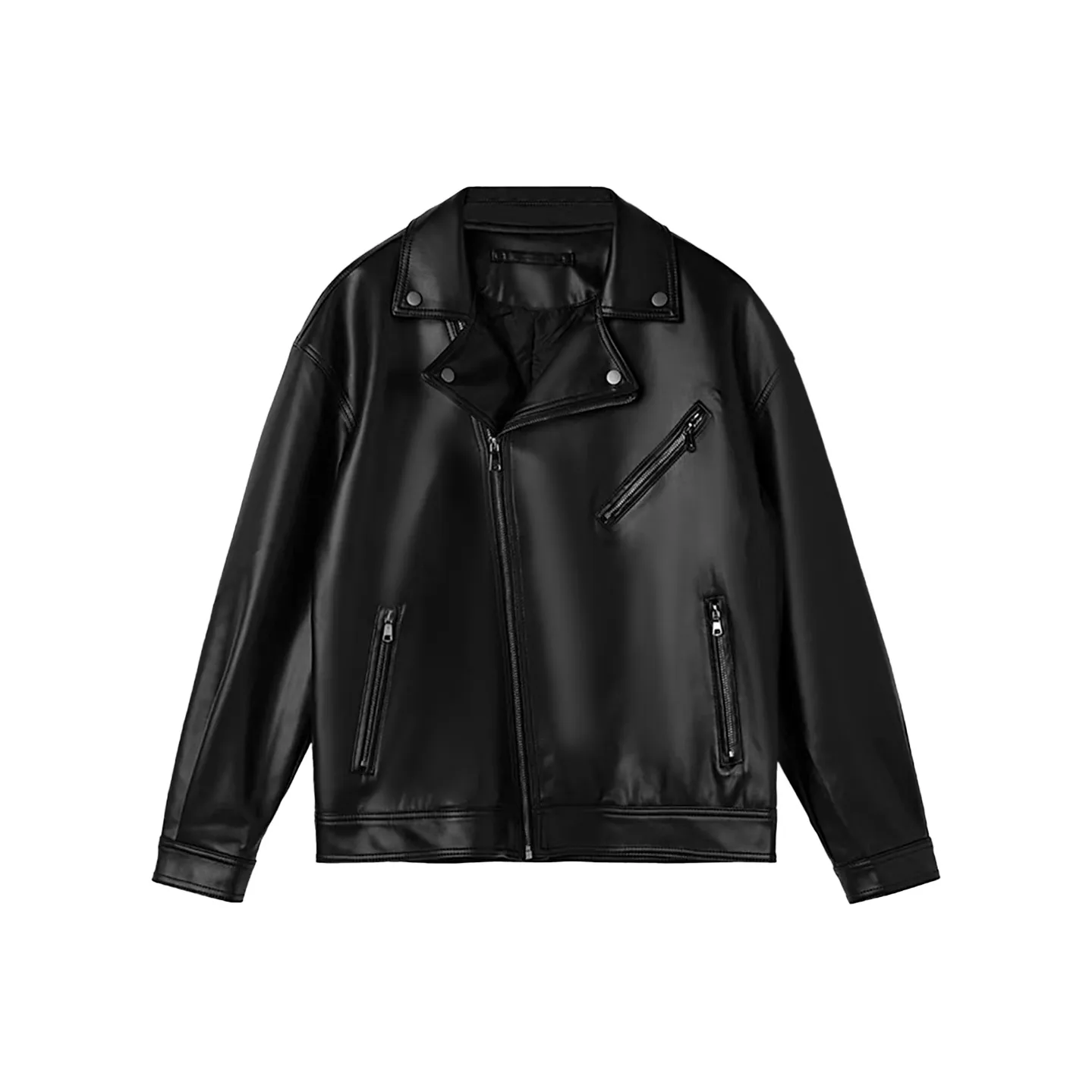 NOAHGIGI Черные Мужские Кожаные Куртки