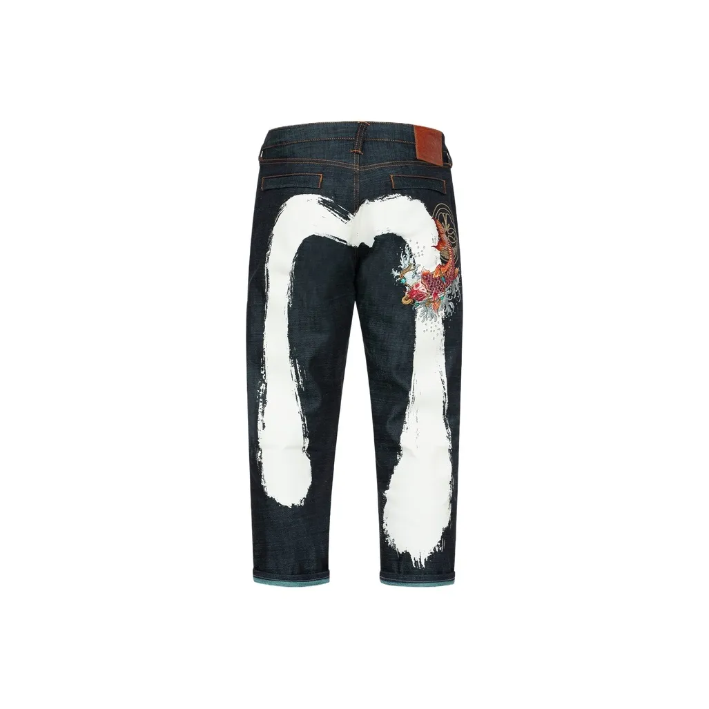 EVISU Jeans Men Denim Blue