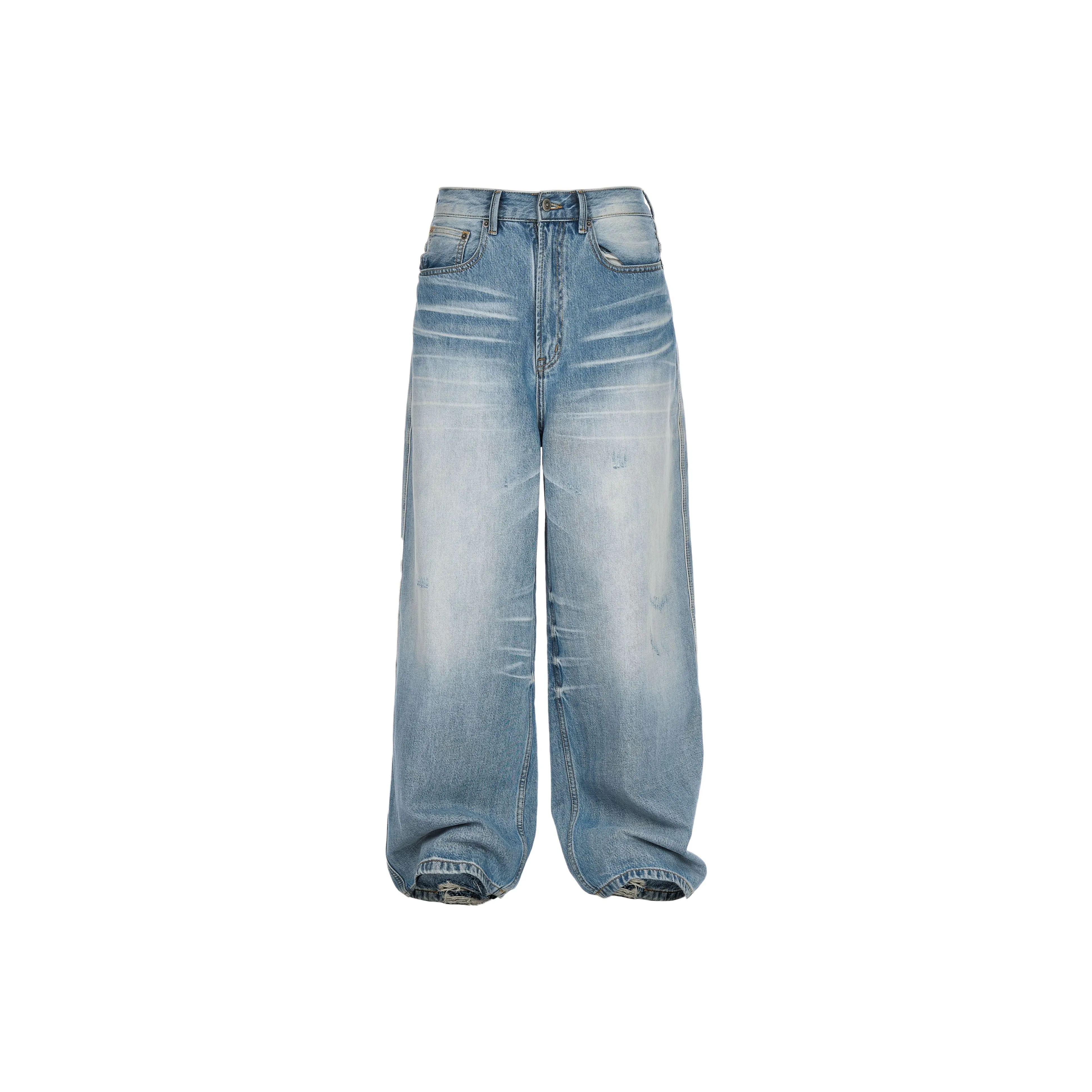 STEEPC Jeans Men's Ice Blue Wash Color
